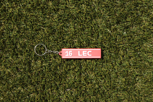 Charles Leclerc - Formula 1 Keychain - Ferrari - F1 Gift